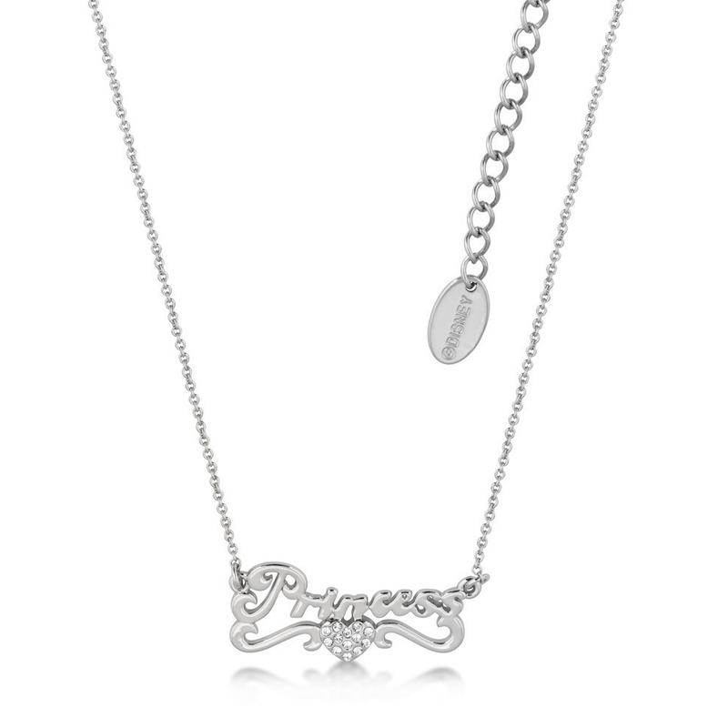 Disney_Couture_Kingdom_Princess_Cinderella_Love_Heart_Crystal_Necklace_White_Gold_DSN453