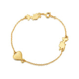 Disney Alice in Wonderland Heart Bracelet - Disney Jewellery