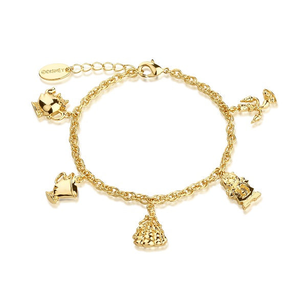 Disney Beauty and the Beast Charm Bracelet - Disney Jewellery