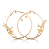 Tinker Bell Hoop Earrings