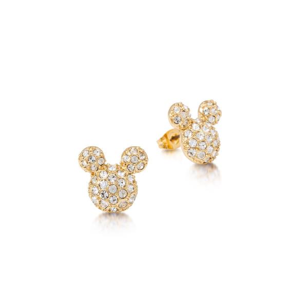 Disney Mickey Mouse Crystal Stud Earrings - Disney Jewellery