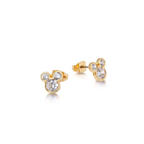 Disney Mickey Mouse Crystal Stud Earrings - Disney Jewellery