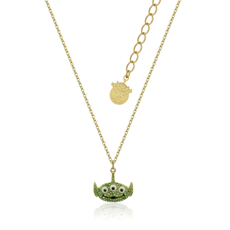Disney_Pixar_Toy_Story_Alien_Crystal_Necklace_Yellow_Gold_Couture_Kingdom_DYN1004