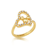 Disney Minnie Loves Mickey Ring - Disney Jewellery
