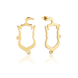 Disney-Aladdin-Genie-Earrings-Yellow-Gold-Jewellery-by-Couture-Kingdom-DYE550