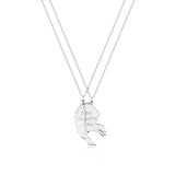 Elsa and Anna Break-Apart Necklace