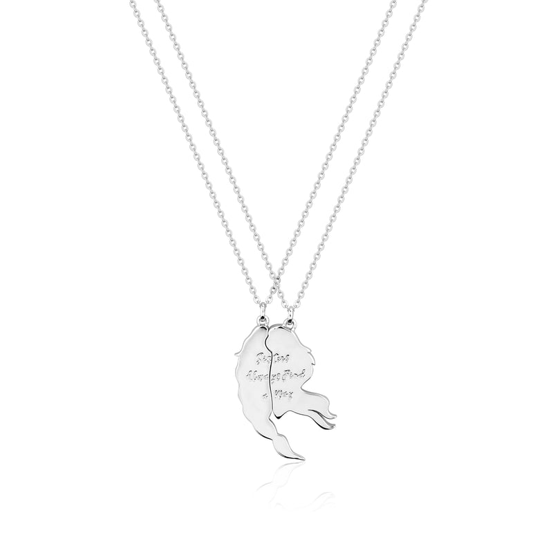 Elsa and Anna Break-Apart Necklace