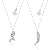 Elsa and Anna Break-Apart Necklace