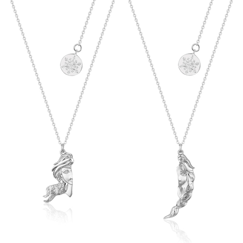 Elsa and Anna Break-Apart Necklace