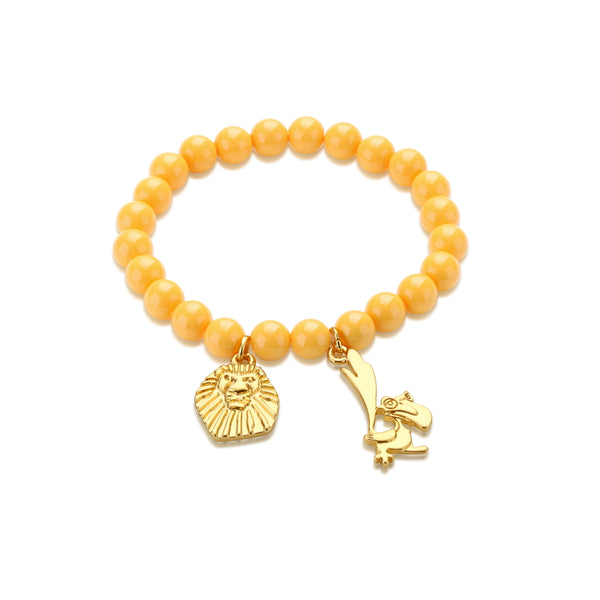 Disney-The-Lion-King-Zazu-yellow-Beaded-Bracelet-DLB102