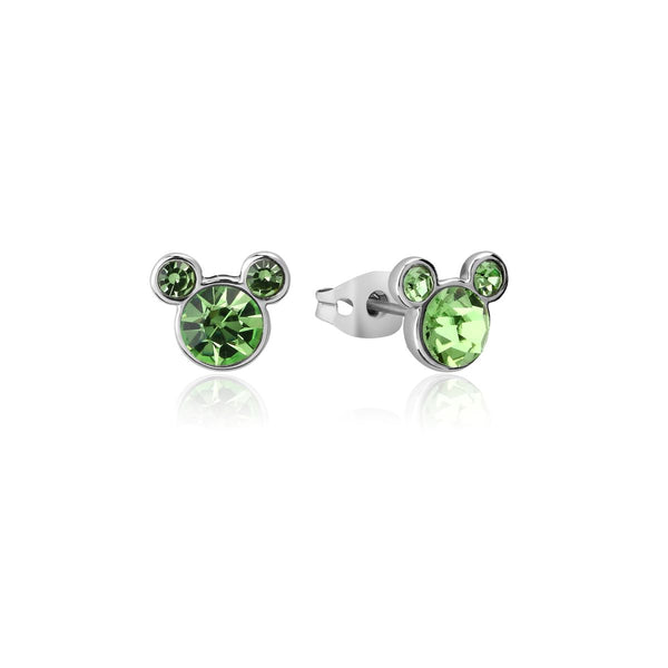 ECC Disney Mickey August Birthstone Stud Earrings