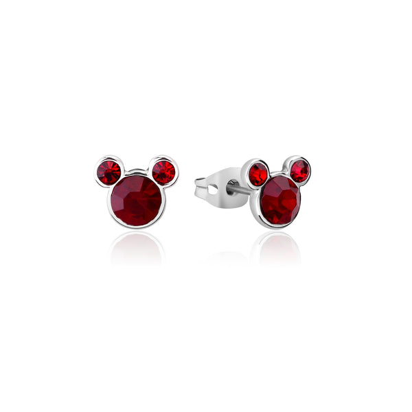 ECC Mickey January Birthstone Stud Earrings