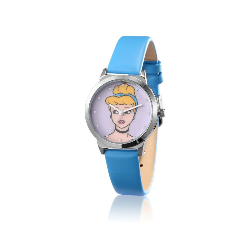 Disney_Couture_Kingdom_Princess_Cinderella_Blue_Strap_Stainless_Steel_Analogue_Watch_SPW032