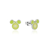 ECC Mickey Mouse Avocado Enamel Stud Earrings
