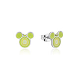 ECC Mickey Mouse Avocado Enamel Stud Earrings