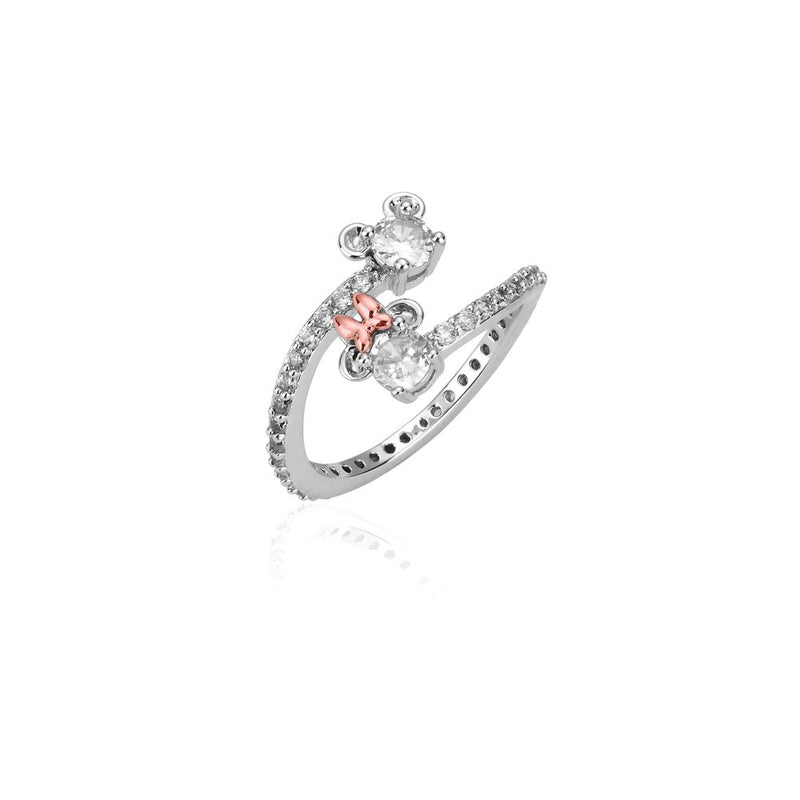 Disney Tinker Bell Inspired Diamond Promise Ring in 10K White Gold 1/4 CTTW  | Enchanted Disney Fine Jewelry