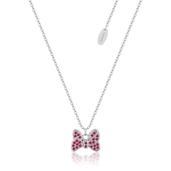 Disney_Couture_Kingdom_Sterling_Silver_RedMinnie_Mouse_Bow_Cubic_Zirconia_Necklace_SSDN102