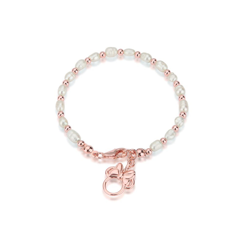 Disney_Couture_Kingdom_Sterling_Silver_Rose_Gold_Freshwater_Pearl_Bracelet_Minnie_Mouse_SSDB016