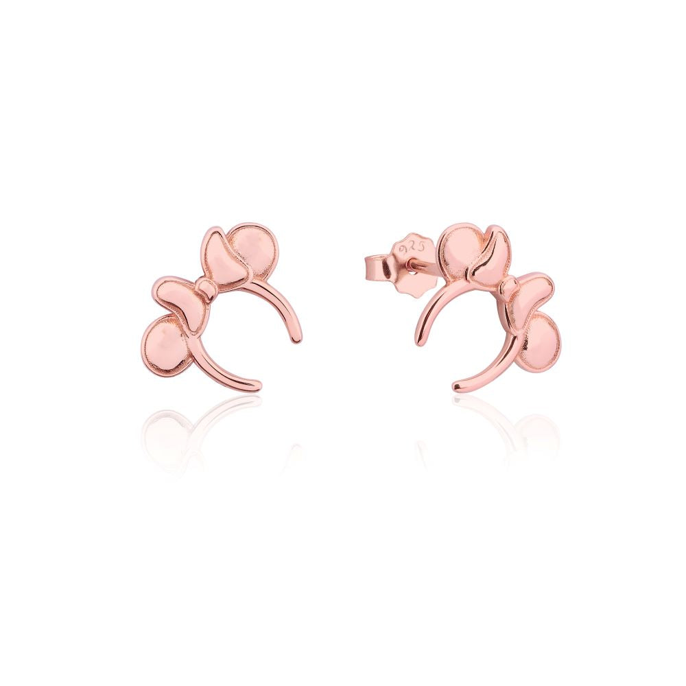 Disney Precious Metal Minnie Mouse Headband Stud Earrings