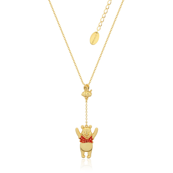 Disney_Couture_Kingdom_Winnie_Pooh_Honey_Bee_Necklace_Yellow_Gold_DYN1083