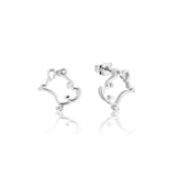Winnie the Pooh Outline Stud Earrings