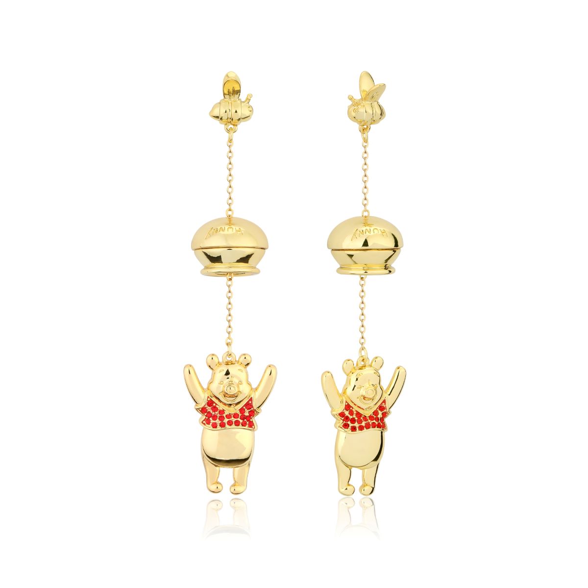 Disney_Couture_Kingdom_Winnie_The_Pooh_Yellow_Gold_Honey_Pot_Drop_Earrings_DYE1018