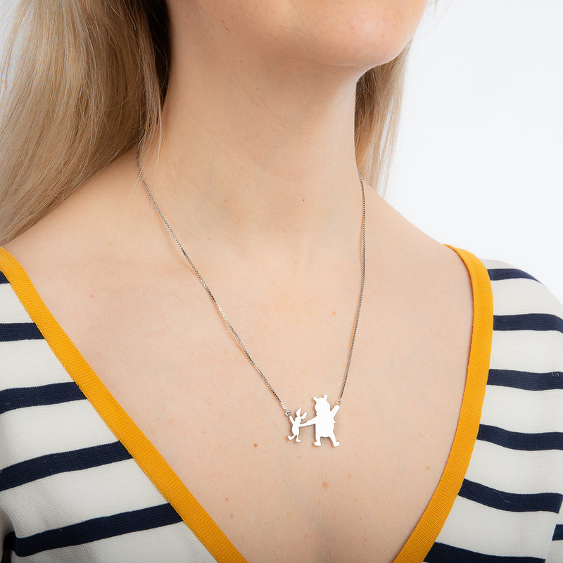 Disney_Couture_Kingdom_Winnie_the_Pooh_and_Piglet_Necklace_on_Model