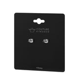 ECC Mickey April Birthstone Stud Earrings