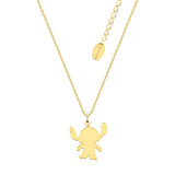 Disney_Lilo_Stitch_Couture_Kingdom_Yellow_Gold_Necklace_Front_View_Ohana_DYN1089