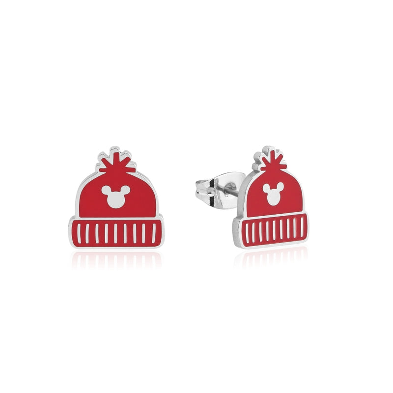 Disney_Mickey_Mouse_Holiday_Beanie_Stud_Earrings_Stainless_Steel__Couture_Kingdom_SPX002