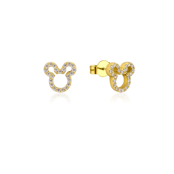 Mickey mouse cubic cheap zirconia earrings