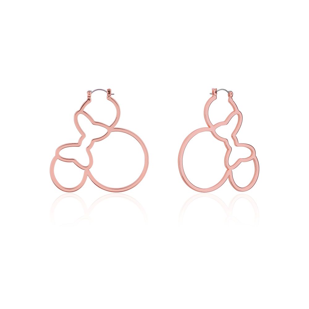 Minnie mouse hoop earrings on sale