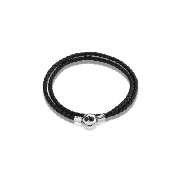 Leather Pandora Silver Bracelet | Gents bracelet designs, Mens silver  necklace, Mens bracelet designs