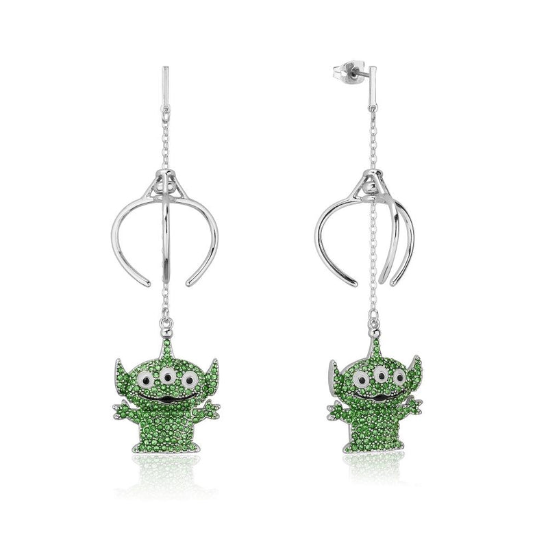 Alien Crystal Claw Drop Earrings