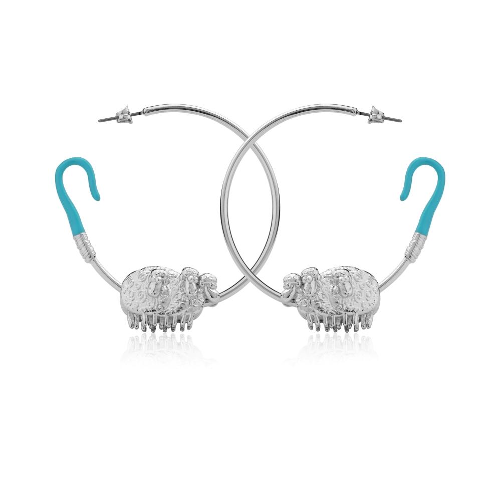 Bo Peep Hoop Earrings