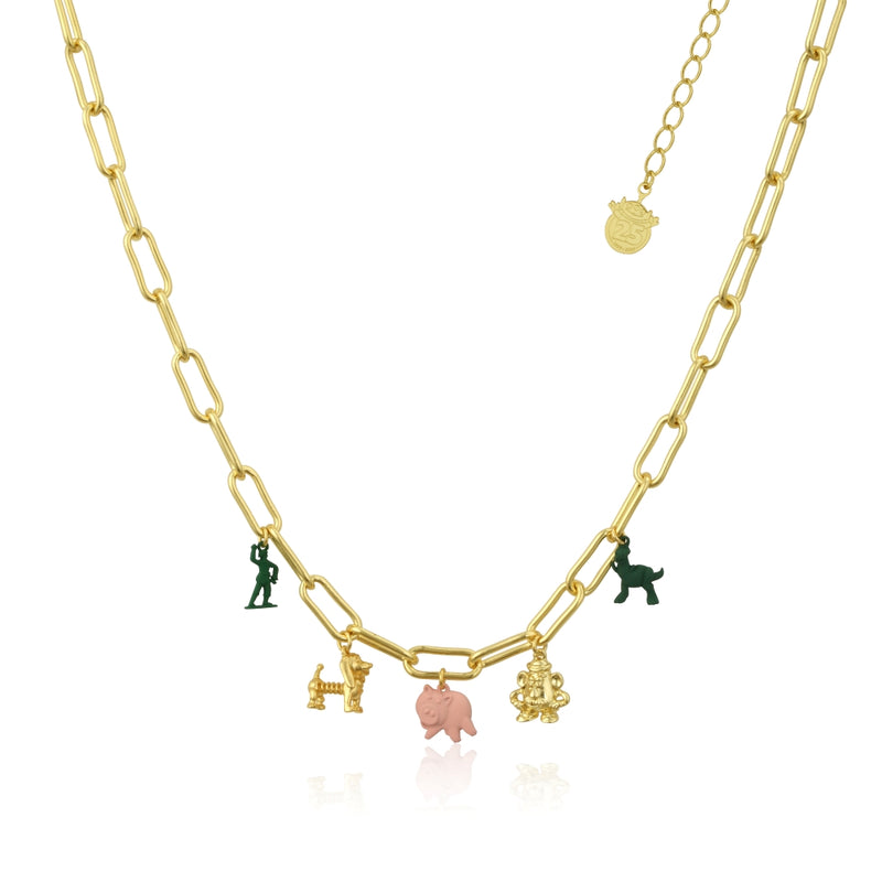 Disney_Pixar_Toy_Story_Yellow_Gold_Charm_Necklace_Couture_Kingdom_DYN1008_close_view