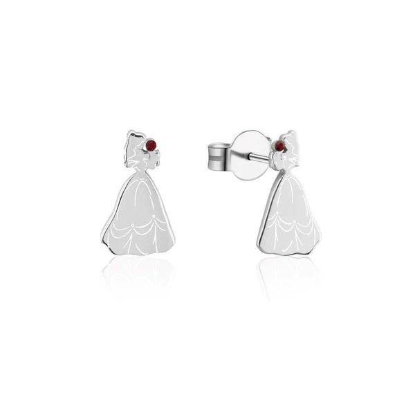 Disney_Princess_Belle_Beauty_Beast_Crystal_Sterling_Silver_Stud_Earrings_Couture_Kingdom_SSDE042