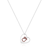 Disney_Princess_Belle_Beauty_Beast_Enchanted_Rose_Crystal_Delicate_Necklace_Sterling_Silver_Couture_Kingdom_SSDN038