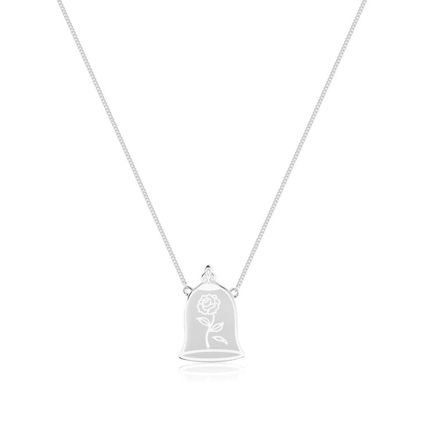 Disney_Princess_Belle_Beauty_Beast_Enchanted_Rose_Delicate_Necklace_Sterling_Silver_Couture_Kingdom_SSDN034