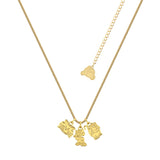 Disney_Princess_Cinderella_Lucifer_Jaq_Gus_Necklace_Yellow_Gold_Couture_Kingdom_Front_View_DYN1070