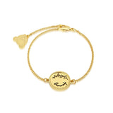 Disney_Princess_Cinderella_Midnight_Medallion_Bracelet_Yellow_Gold_Back_View_Couture_Kingdom_DYB1014