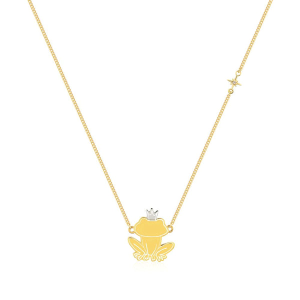 Disney_Princess_Frog_Naveen_Delicate_Necklace_Sterling_Silver_Yellow_Gold_Couture_Kingdom_SSDN064