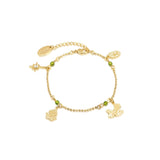 Disney_Princess_Frog_Tiana_Charm_Bracelet_Yellow_Gold_Couture_Kingdom_Delicate_Dainty_DYBR482