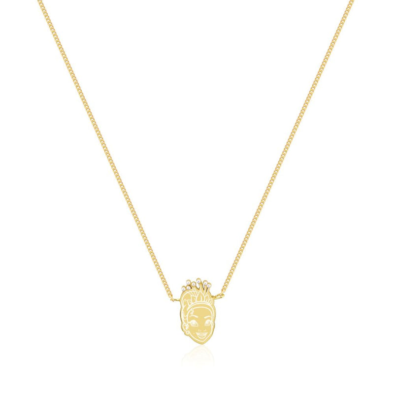 Disney_Princess_Frog_Tiana_Delicate_Necklace_Sterling_Silver_Yellow_Gold_Couture_Kingdom_SSDN056