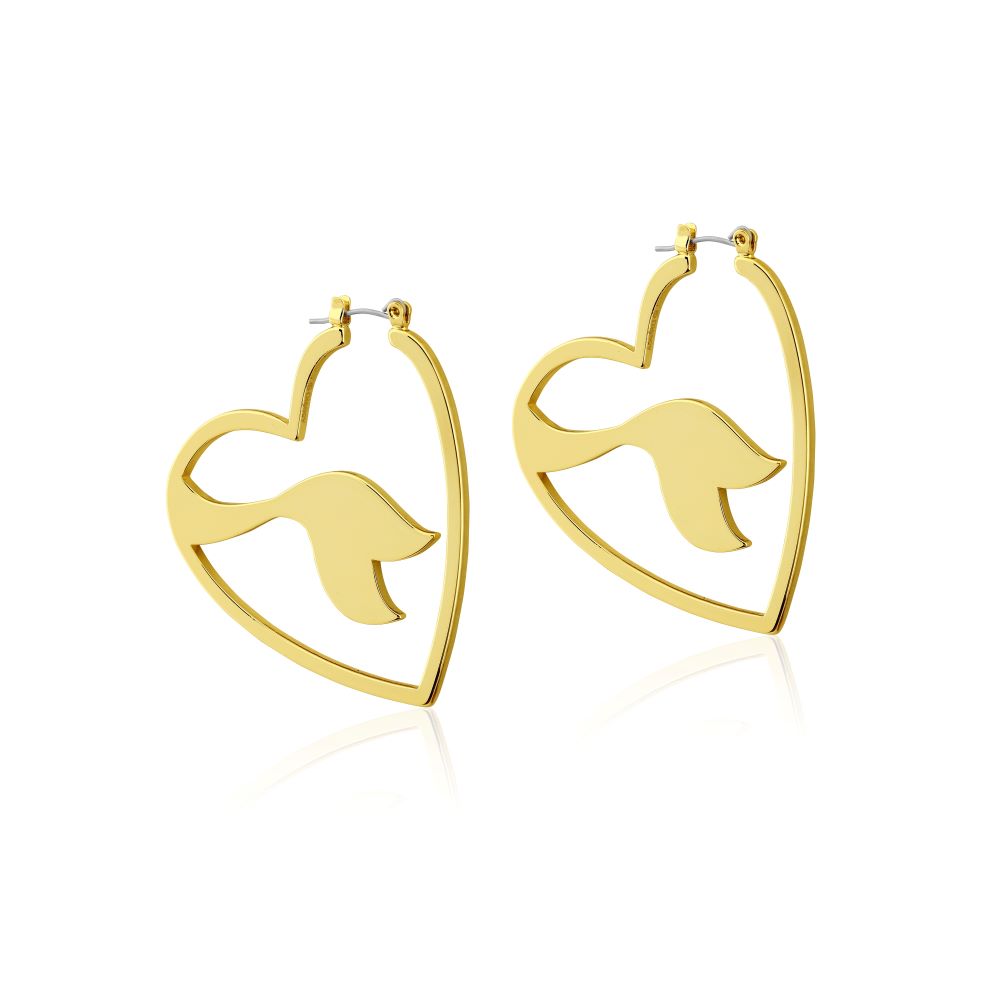 Disney_Princess_Little_Mermaid_Ariel_Tail_Yellow_Gold_Hoop_Earrings_Couture_Kingdom_DYE1052