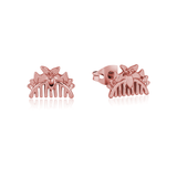 Princess Mulan Comb Stud Earrings