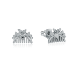 Princess Mulan Comb Stud Earrings