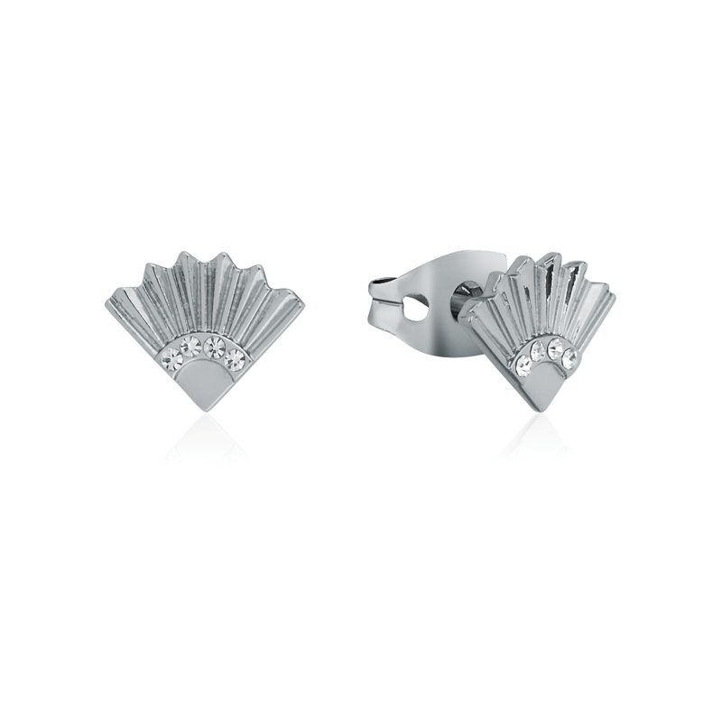 Mulan Fan Stud Earrings