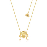 Disney_Princess_Mulan_Mushu_Necklace_Front_View_Yellow_Gold_Couture_Kingdom_DYN888