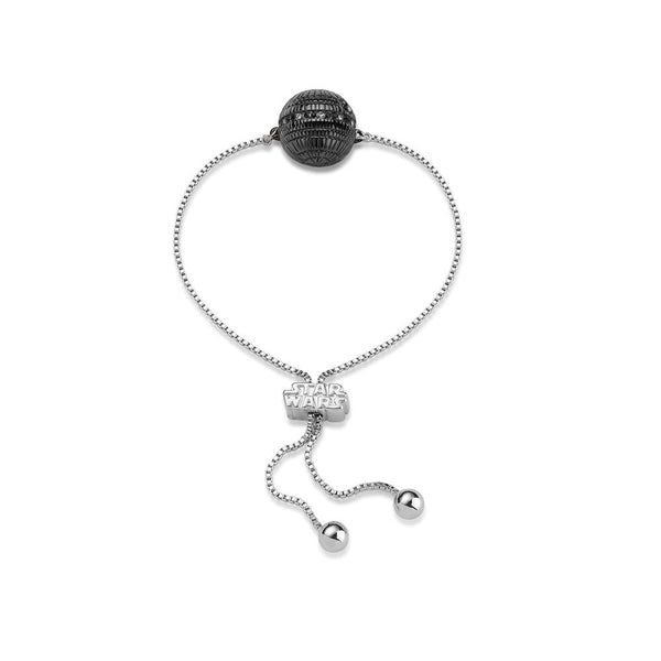 Disney_Star_Wars_Death_Star_Delicate_Dainty_Bracelet_Crystals_White_Gold_Couture_Kingdom_SWB04